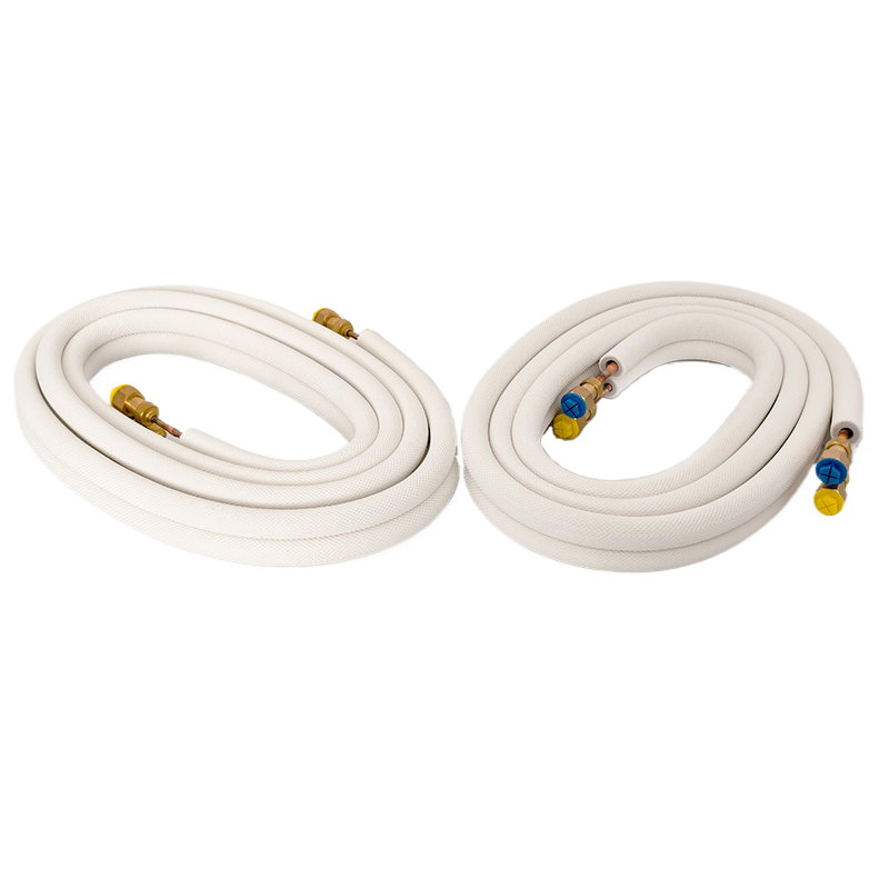 1/8 1/4 3/8 1/2 5/8 3/4 7/8 Inch HVAC Pre Charged Ac Copper Lines Set