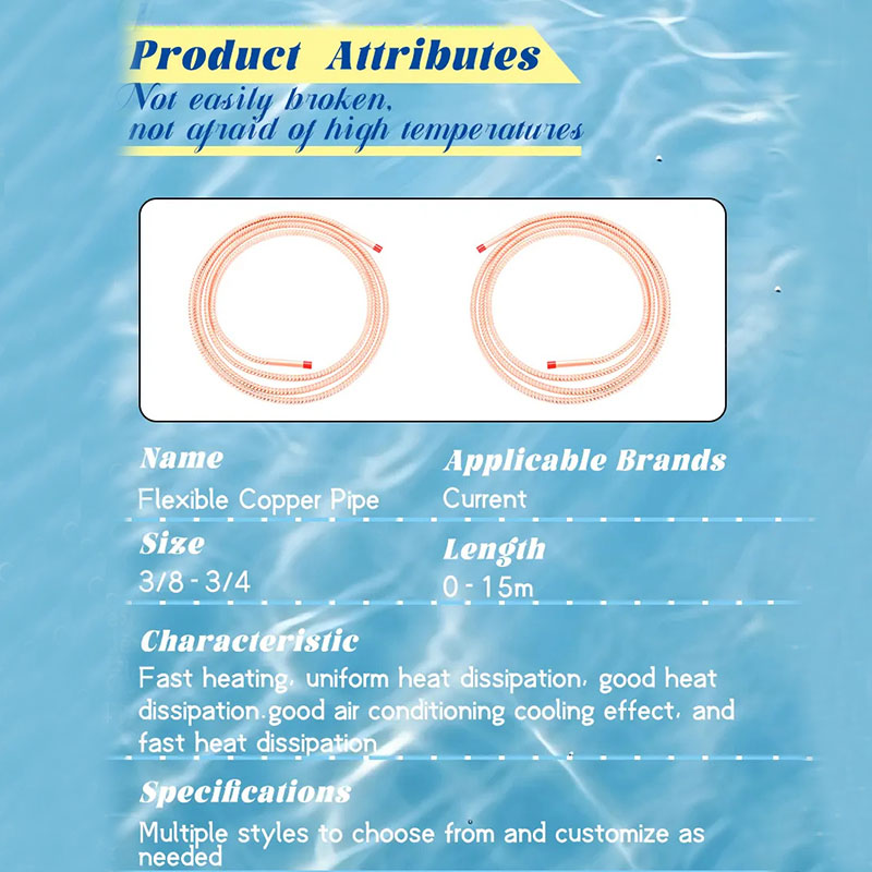 HVAC Corrugated Copper Pipe