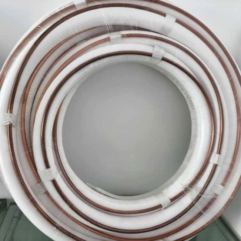 HVAC PE geprägte Isolierung Kupferrohr Mini-Split-Leitungsset